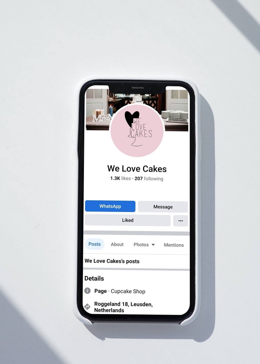 Facebook Beheren We Love Cakes